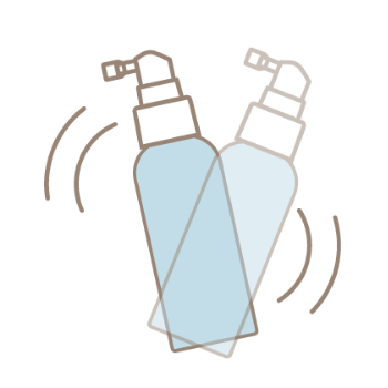 Step.1 振って混ぜる